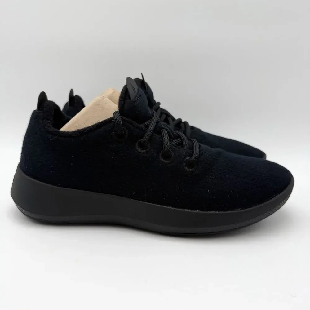 Allbirds Mens Wool Runner Mizzle Sneakers US 7 EU 39.5 Black Athletic NIB